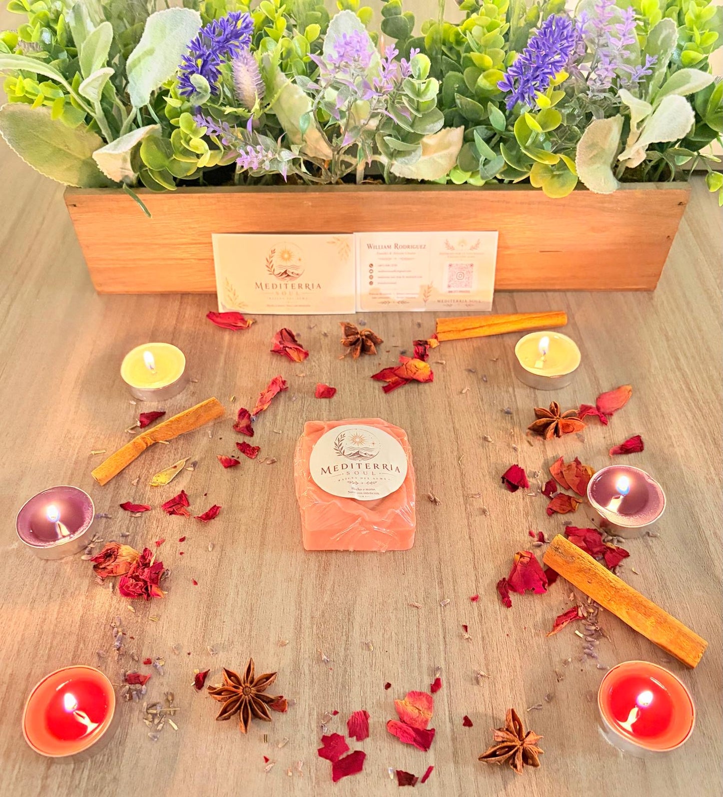 Jabon Artesanal Flor del Alma 8oz