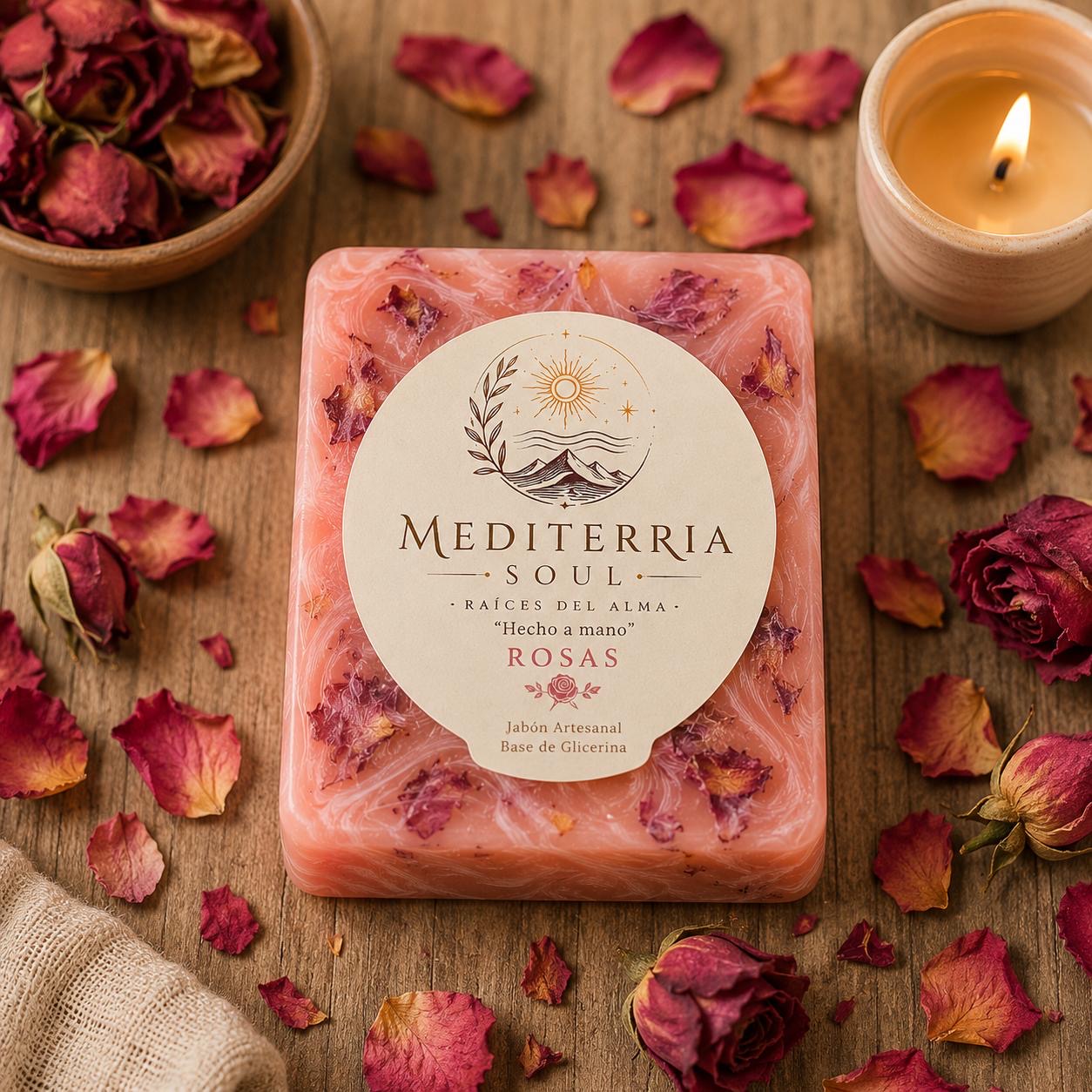 Jabon Artesanal Flor del Alma 8oz