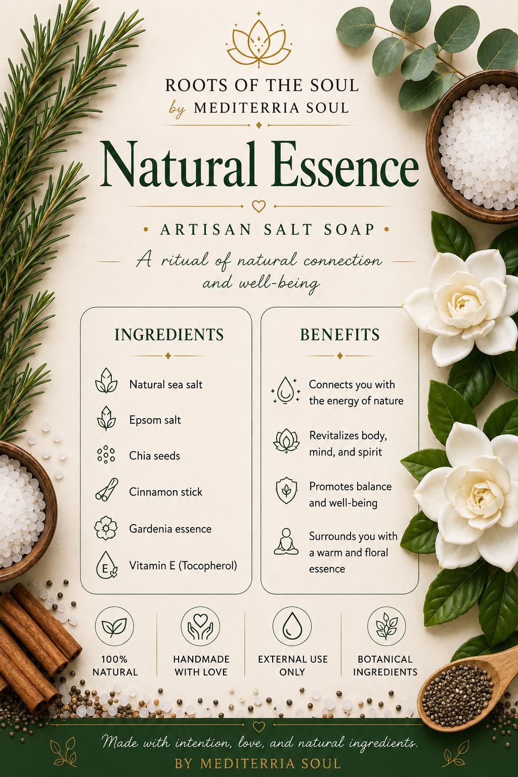 Sales Artesanales Esencia Natural  8oz